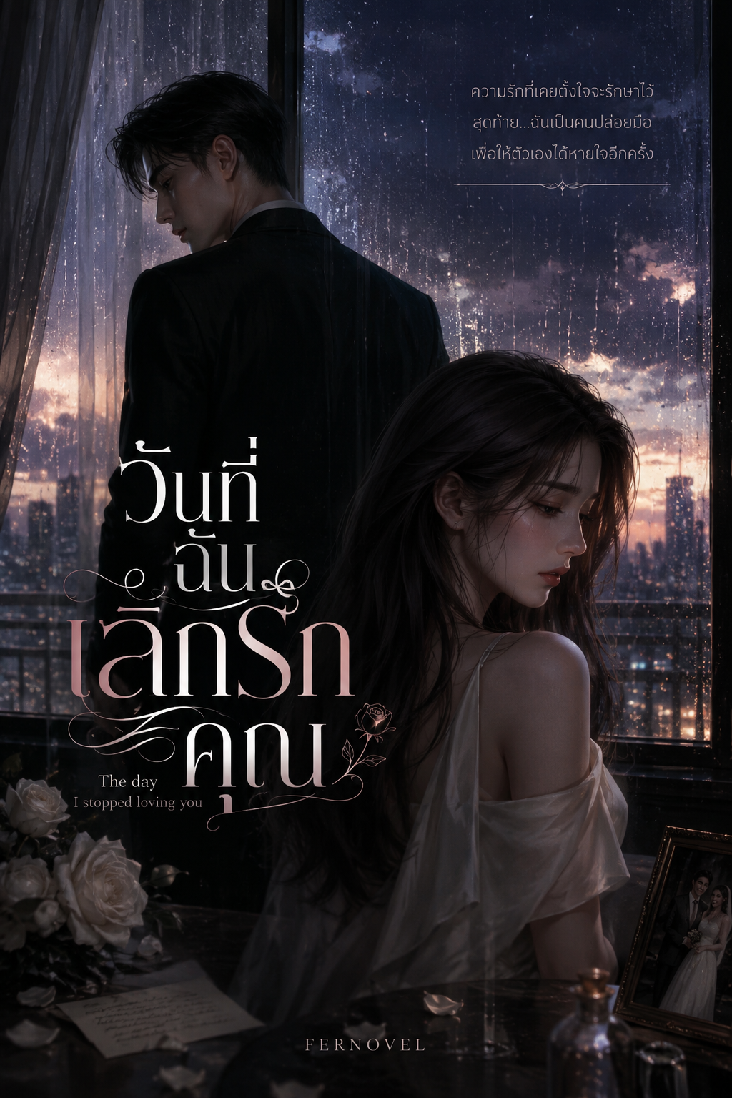 ปกนิยายเรื่อง วันที่ฉันเลิกรักคุณ