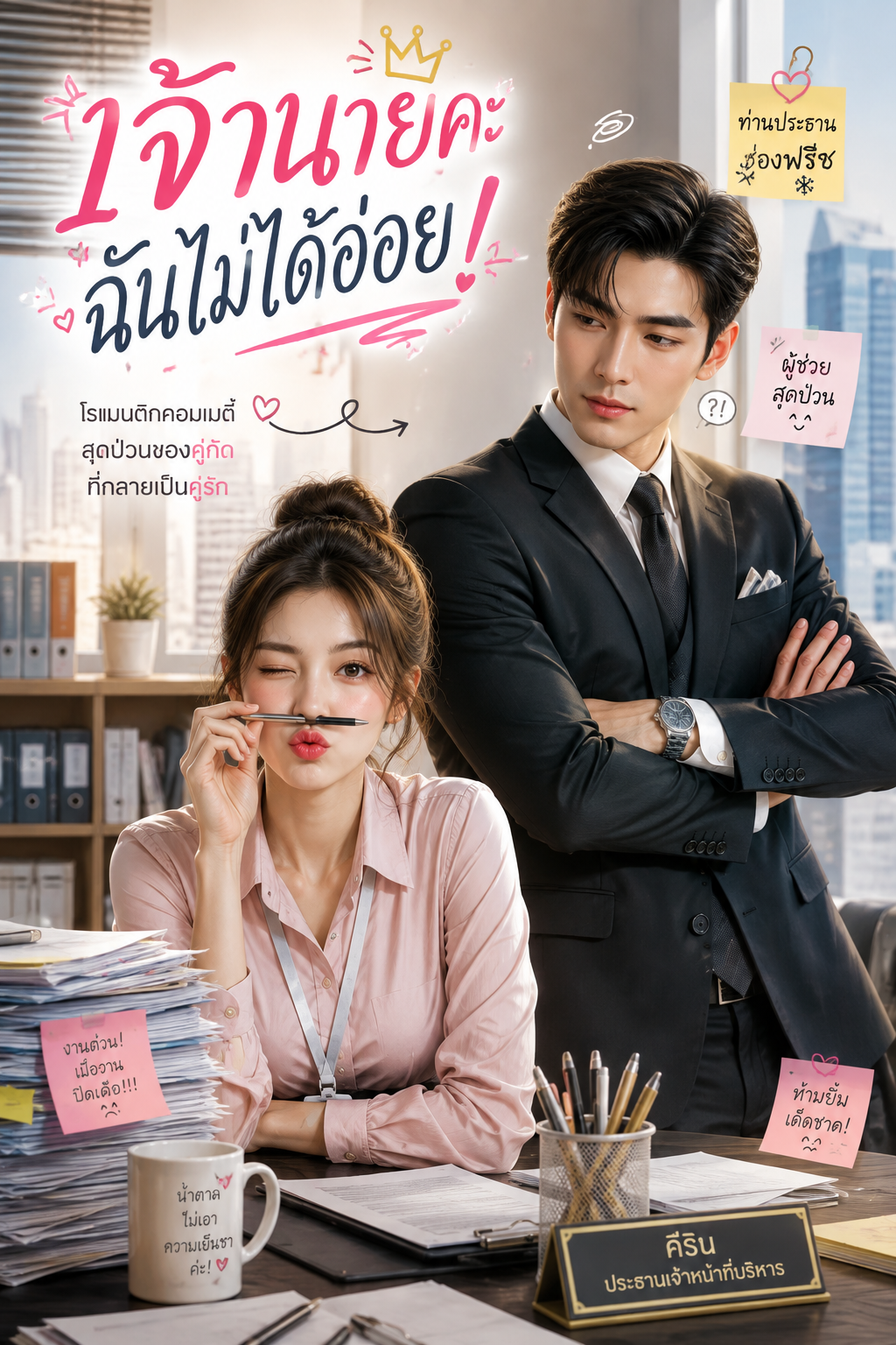 ปกนิยายเรื่อง เจ้านายคะ ฉันไม่ได้อ่อย